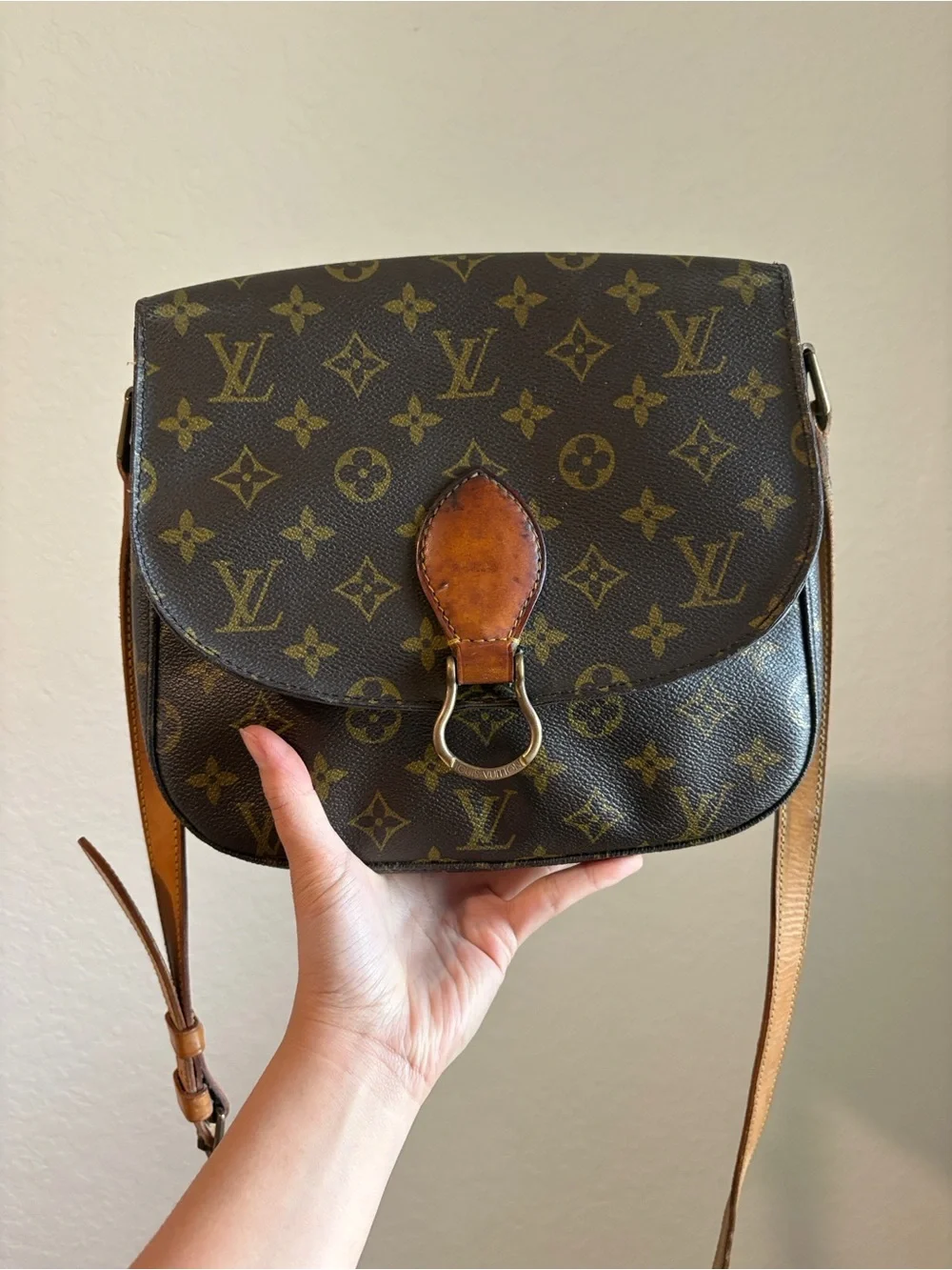 Louis Vuitton Saint Cloud GM Brown Monogram Crossbody Bag - Picture 12 of 13
